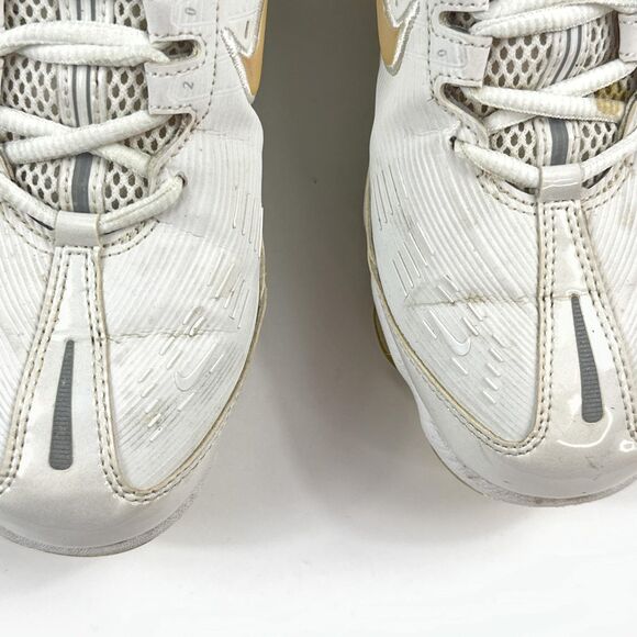 Nike Air Vapormax 360 Shoes Mens 8.5 White Metallic CK9671-100 Running Sneakers main image 4